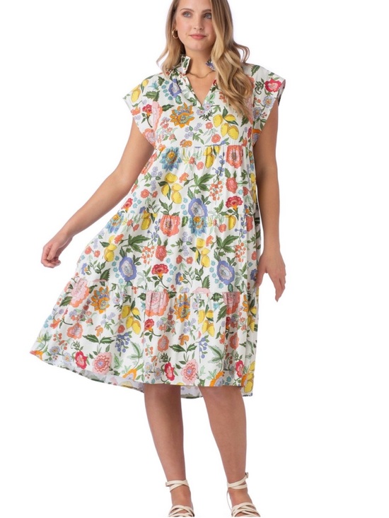 CROSBY by Mollie Burch Dresses & Skirts - CROSBY by Mollie Burch Floral Sleeveless Womens Dress
